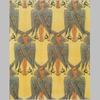 Wallpaper design by C F A Voysey, produced in 1889..jpg